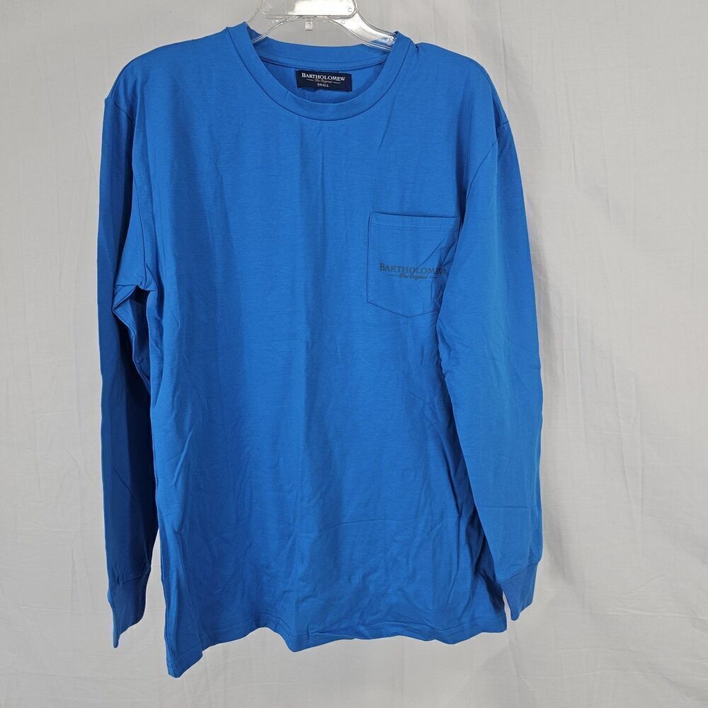 Bartholomew The Original Turquoise Long Sleeve T Shirt Size Small Unisex